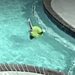 Shocking Video Shows 3-Year-Old Almost Drowning in Apartment Pool After Her Inner Tube Flips Over and Pins Her Under