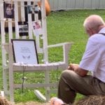 Grandfather Sits Alone at Memorial to Late Wife in Viral Photos from His Granddaughter's Wedding