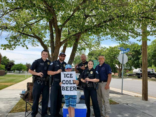 11-year-old selling ice cold root beer