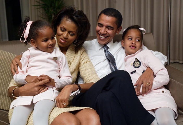 Michelle Obama on Sasha and Malia's White House Sleepovers