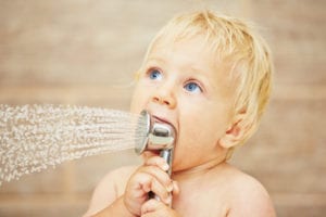 how old is too old to shower with your child
