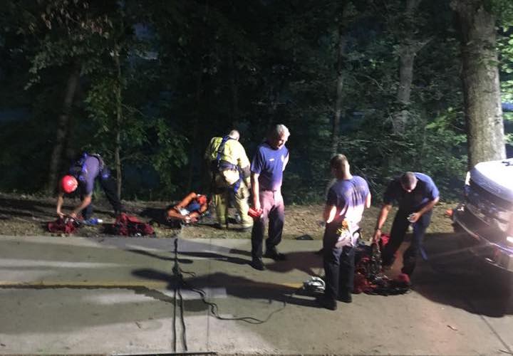 22 month old miraculously survives fall down steep embankment in arkansas