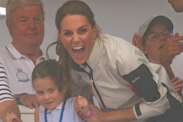 Princess Charlotte Stuck Her Tongue Out at Fans, Kate Middleton Reacted Like a Mom