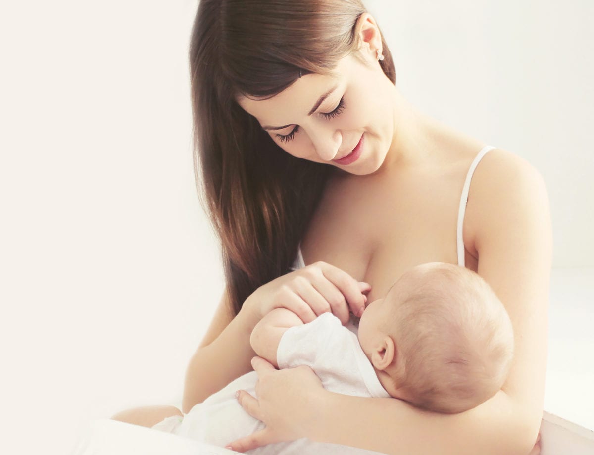 Mom breastfeeding