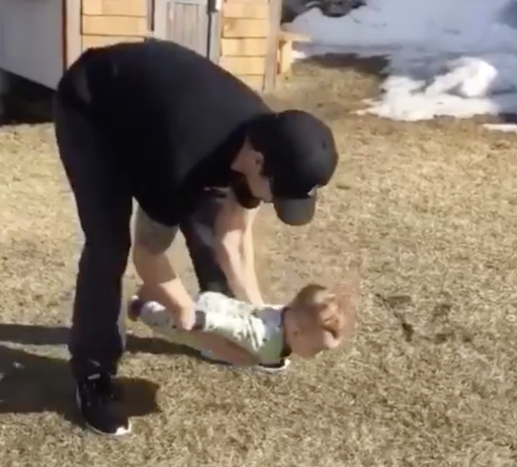 viral video shows kids will do anything to avoid grass