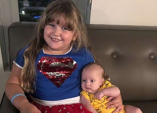 4-year-old khloe land donates bone marrow to brother with bubble boy disease