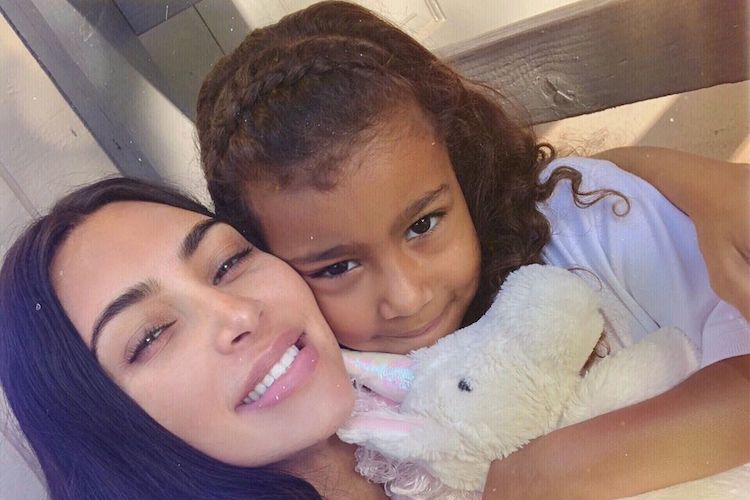 Kim Kardashian in Trouble With Kanye West After Letting North Wear Makeup