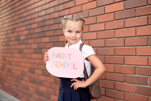 the elderly spoof the back-to-school photo tradition