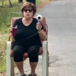 Fed Up Grandmother Tries to Stop Speeding Cars with Hairdryer