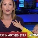 NBC News Reporter Trying to Break News About Airstrikes in Syria Is Interrupted by Her Son Live On-Air