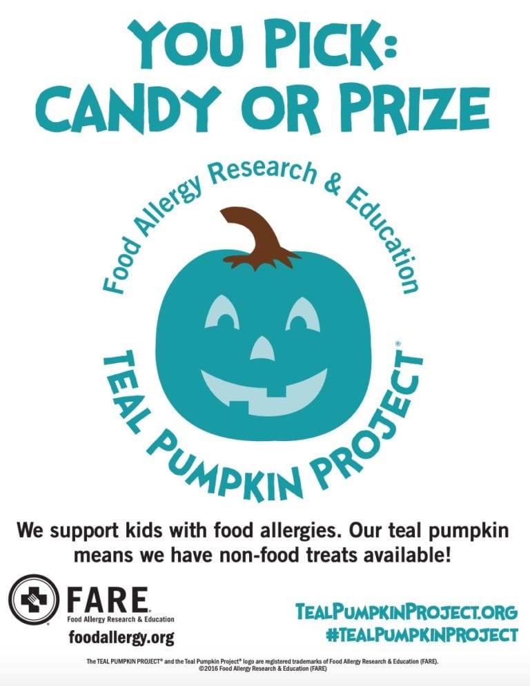 Teal Pumpkin Project Helps Kids With Food Allergies Enjoy Halloween