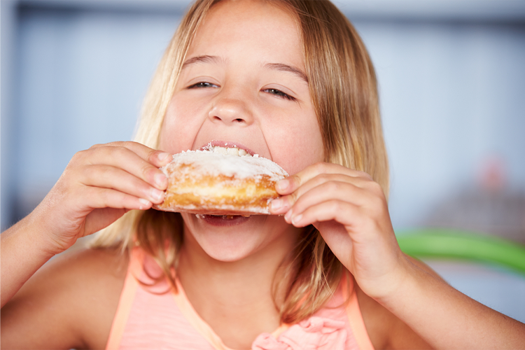 i am worried my step-daughter is eating too much: any advice?