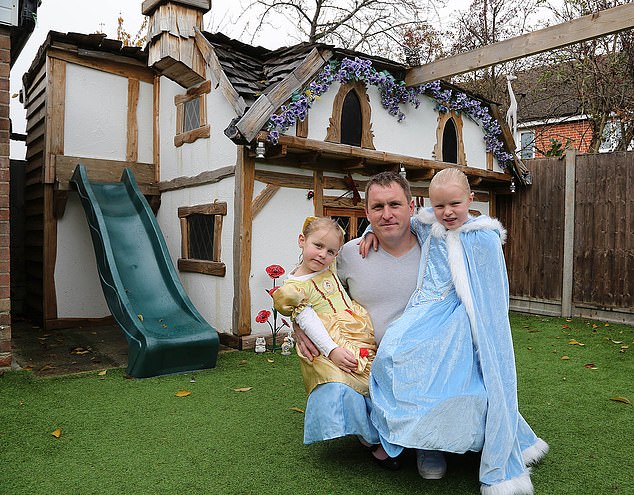 Dad Spends £5,000 to Build Elaborate Disney Playhouse for His Daughters: Take a Tour Inside