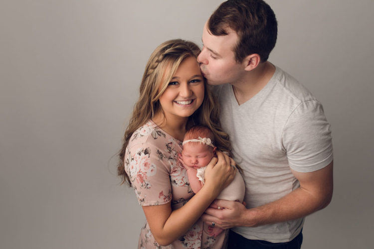 kendra and joe duggar share first photo at home with baby addison