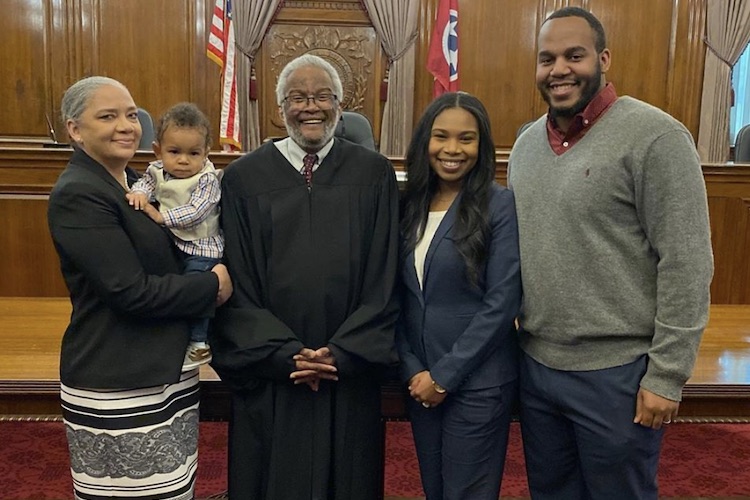 Juliana Lamar: Judge Holds Baby While Mom Is Sworn In As Lawyer