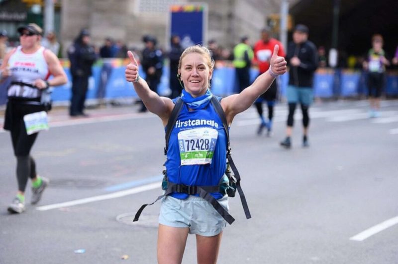 molly waitz: think running the new york city marathon is hard? try running it while using a breast pump!