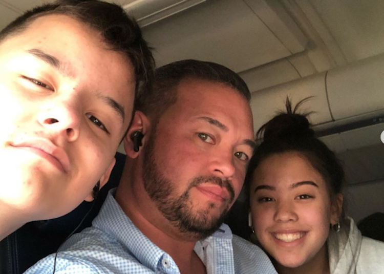 jon gosselin shares message about being present with family as new round of drama with kate rages on