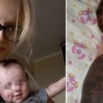 Mom Breaks Down In Tears After She Says Trolls Urge Her to Kill Her Baby Because of Her Large Birthmark