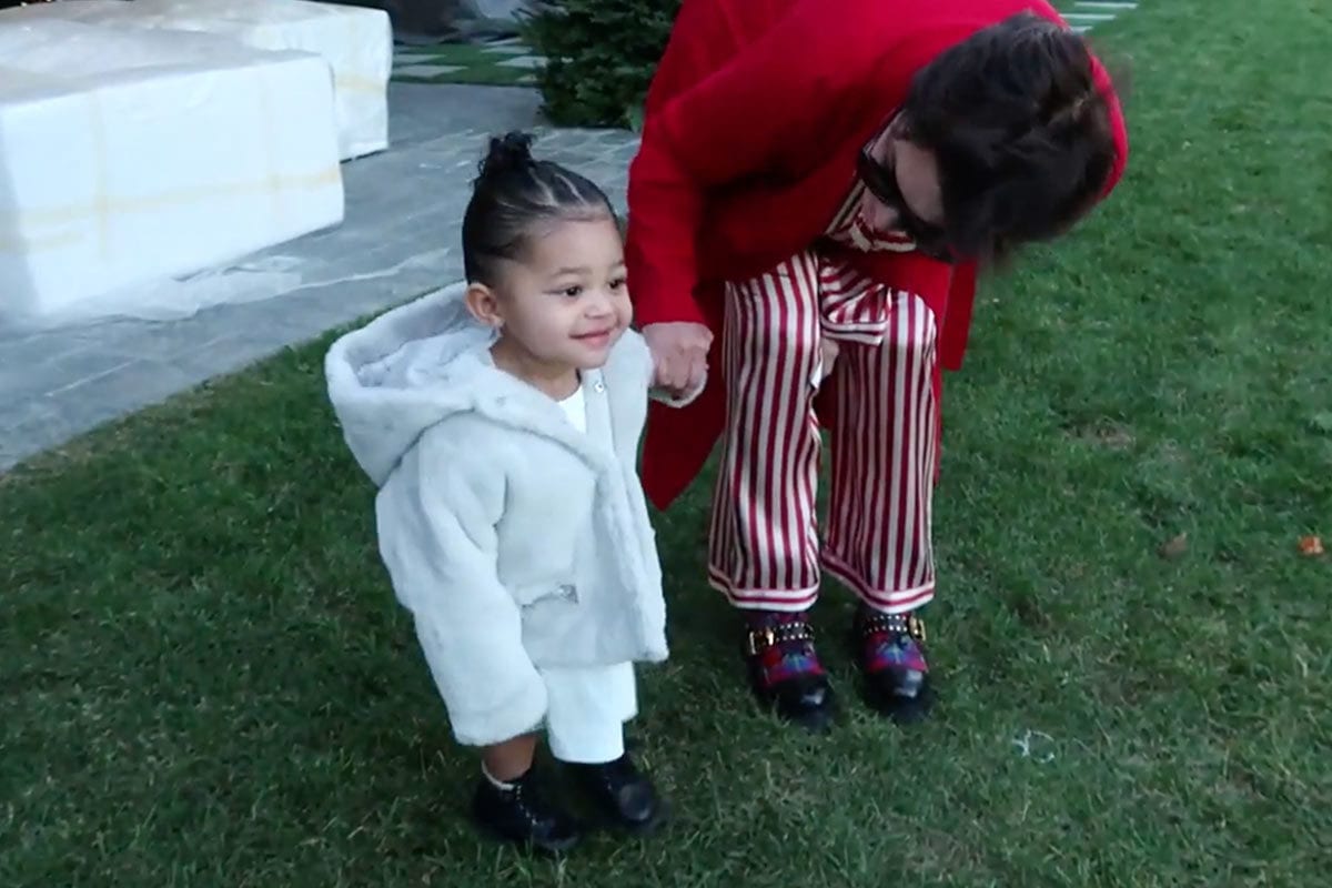 kris jenner surprised granddaughter stormi with what might be the most over-the-top and awesome christmas present ever