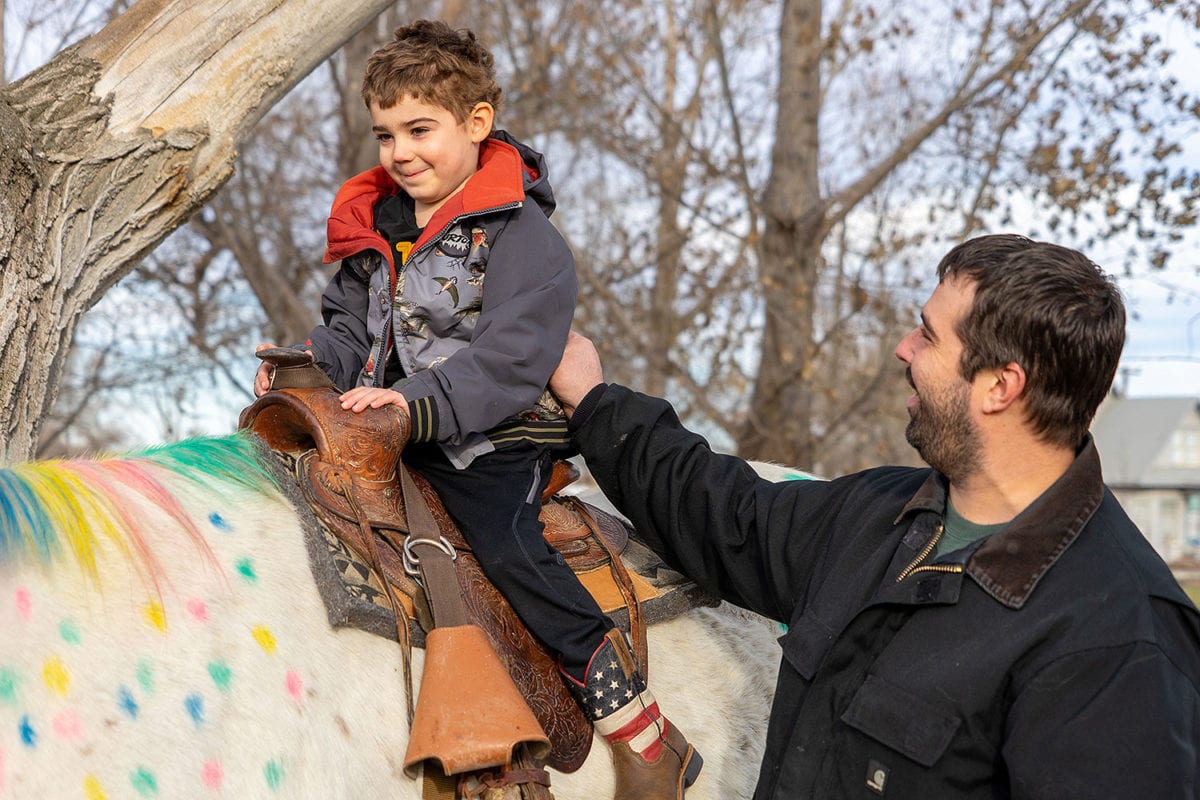 wyatt haas: 5-year-old with brain cancer gets magical surprise before beginning treatment: a real-life unicorn ride!
