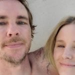 Kristen Bell Struggles to Keep a Straight Face While She Videotapes Herself Listening to Dax Shepard Teach Their Daughters About the Middle Finger