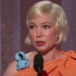 Michelle Williams Goes Off During Golden Globes Acceptance Speech, Mentions Daughter Matilda at the End