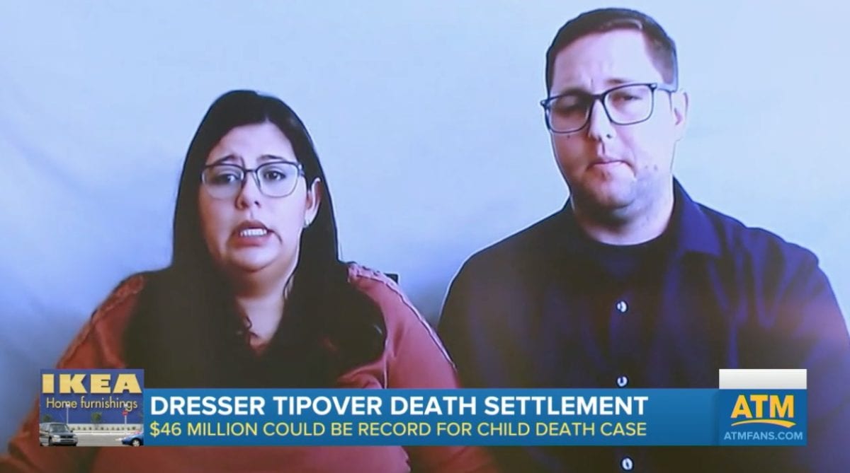 Ikea Agrees to Pay Historic $46 Million Settlement to Parents of a 2-Year-Old Who Died After a Dresser Fell On Him