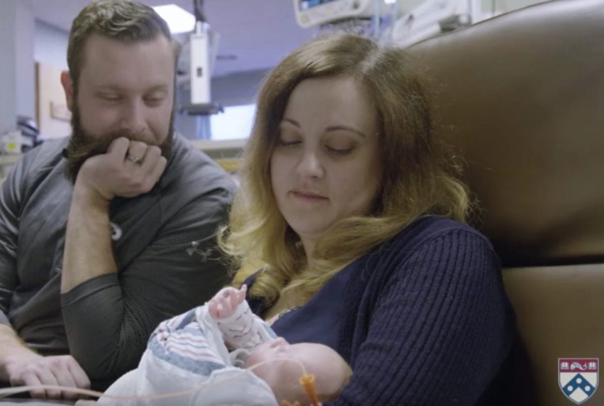 Mom and Dad Welcome Miracle Baby Into the World a Year After Mom Received a Uterus Transplant From Dead Donor