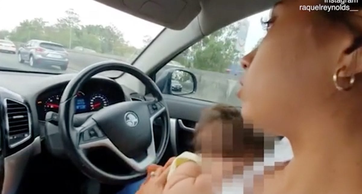 Mom Breastfeeding While Driving, Sparks Debate