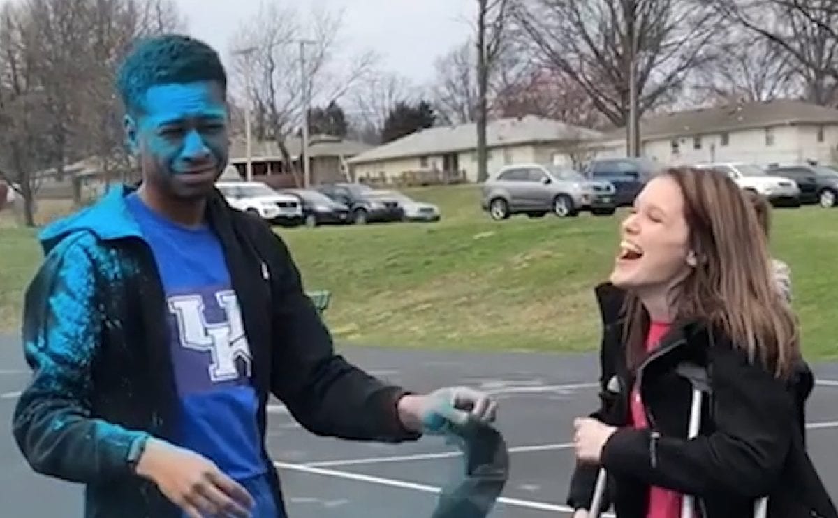 sometimes your gender reveal doesn't go as planned...and this is what that can look like