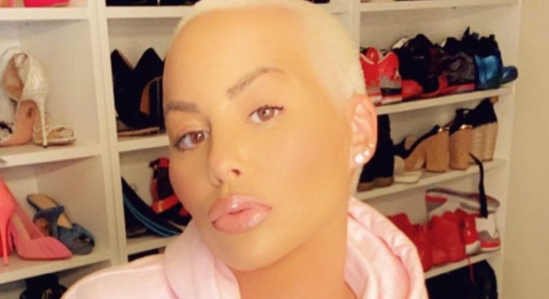 model amber rose says lippo is just a head start, says she still has to work hard in the gym
