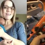 Mom Packed a Nerve Gun in Her Hospital Bag So That She Could Wake Her Husband up at a Moments Notice Following the Arrival of Their Child