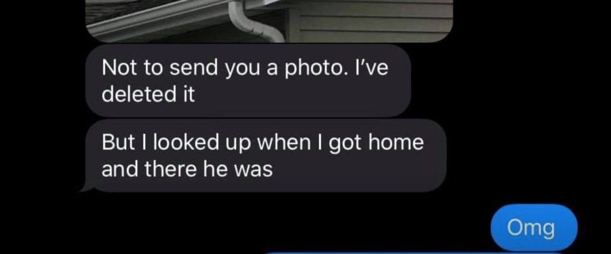 'your kid is naked in your window': mom just wanted to wash her hair gets text from neighbor