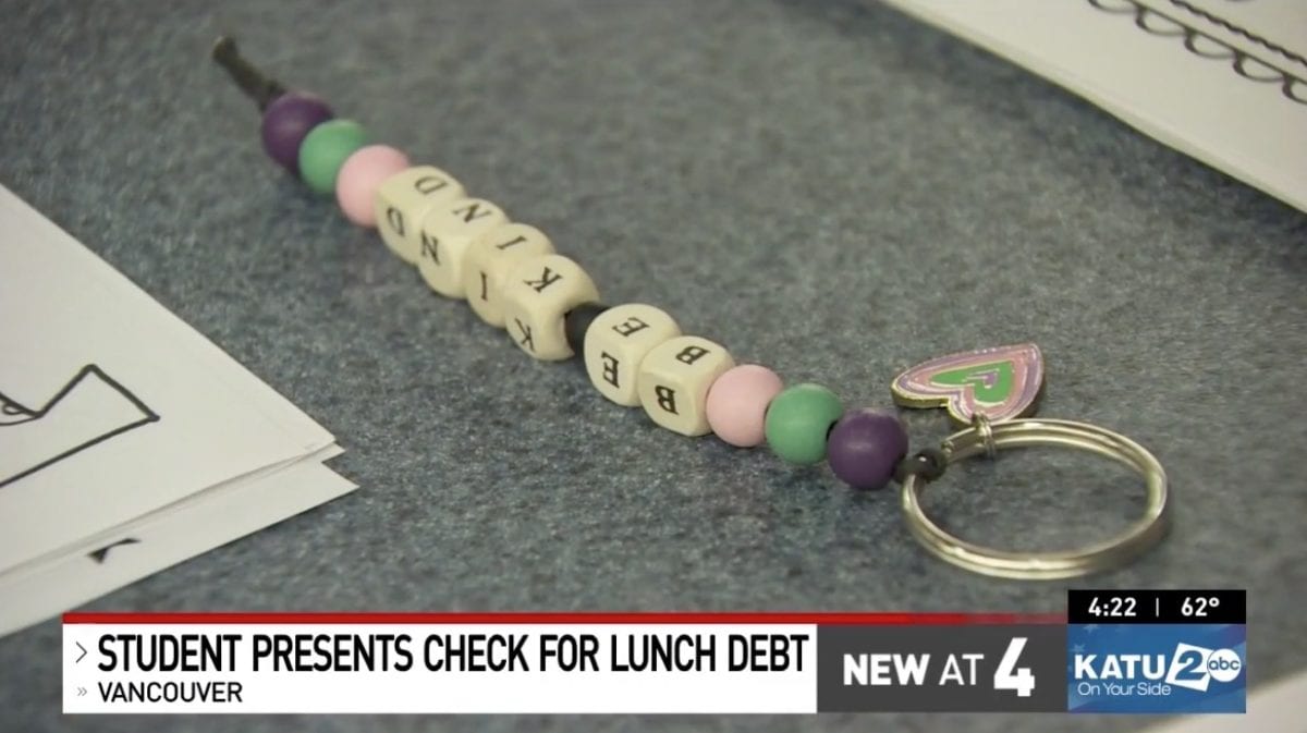 Boy Starts Keychain Business to Pay Off School's Lunch Debts