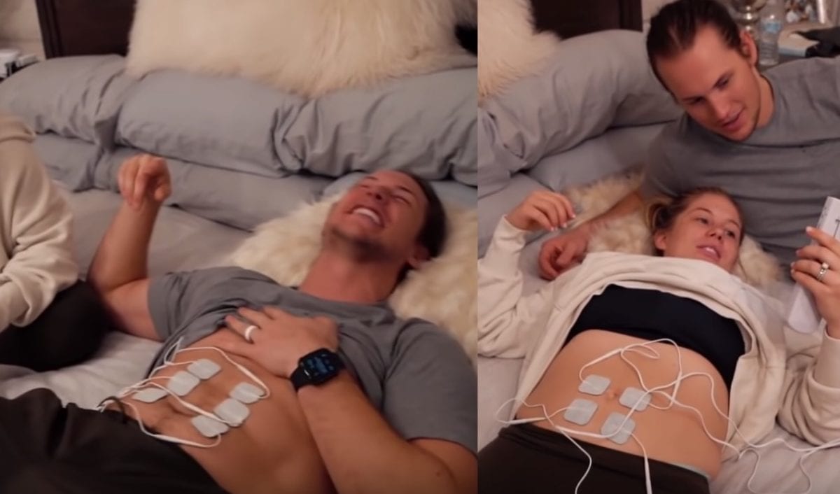 Period pain simulator brings man to his knees in agony
