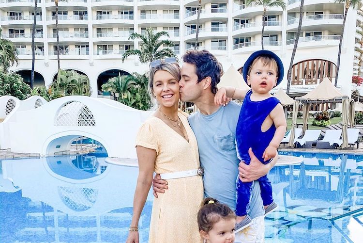 ali fedotowsky's son pooped in a pool at a fancy resort, but that didn't stop her from having a great time