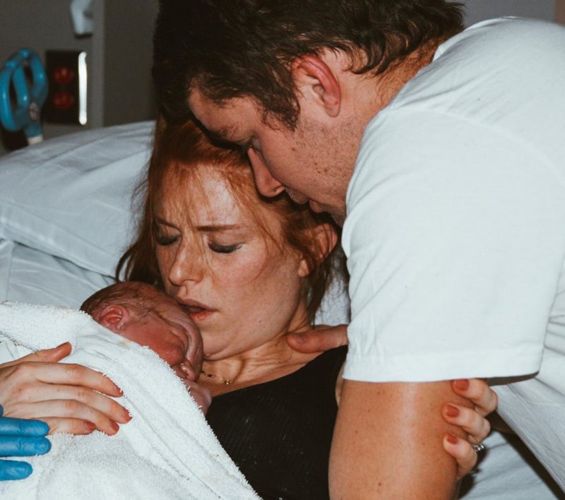 audrey roloff shares emotional photos from bode's birth