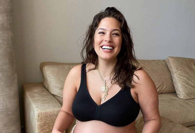 ashley graham shares raw photo of her in labor during homebirth with son on international woman's day