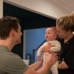 Shawn Johnson Cuts Husband's Long Hair Off, Then Films Their Daughter's Reaction to Seeing Him for the First Time