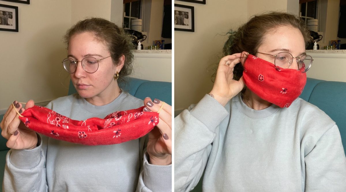 The CDC Recommends Everyone Wear Cloth Masks in Public, So Here's How to Make One Without Needing a Needle and Thread | During his briefing on Friday, the President of the United States, Donald J. Trump said during the press conference that "the CDC is advising the use of nonmedical cloth face covering as a voluntary health measure.