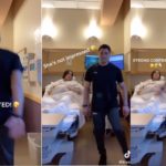 Husband Goes Viral on TikTok After He Posts a Video of Himself Dancing While His Wife Is in Labor, Wife Extremely Unimpressed