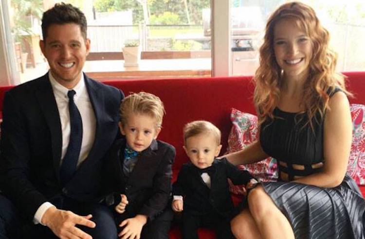 Michael Buble's Adorable Son Makes Rare Appearance After Beating Cancer