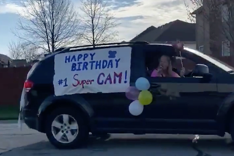Little Boy Gets Amazing Birthday Parade to Celebrate His First Year