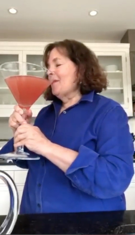 ina garten says 'it's always cocktail hour in a crisis' in viral video