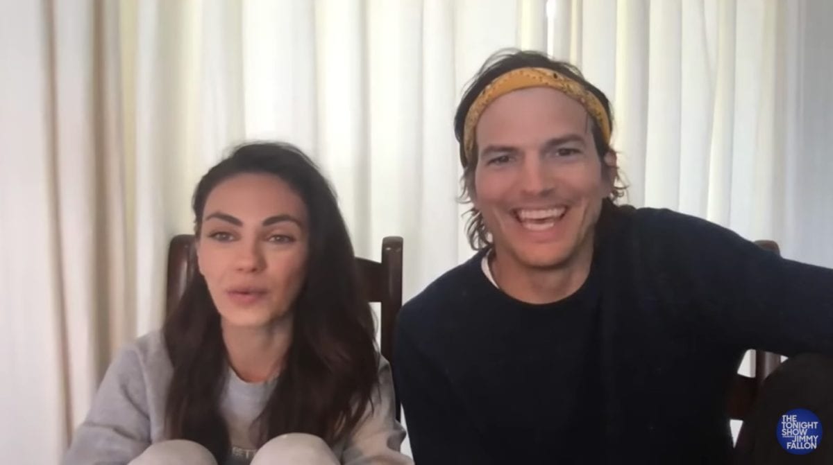 Mila Kunis and Ashton Kutcher Share Brilliant At-Home Learning Trick That Involves Your Bored Single Friends