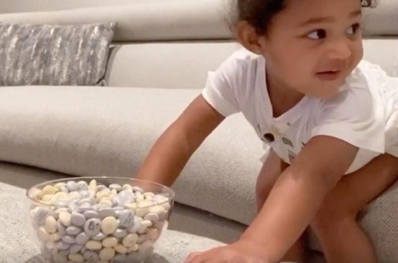 Kylie Jenner Shares New Challenge Video of Stormi Practicing Patience and It's Pretty Dang Adorable