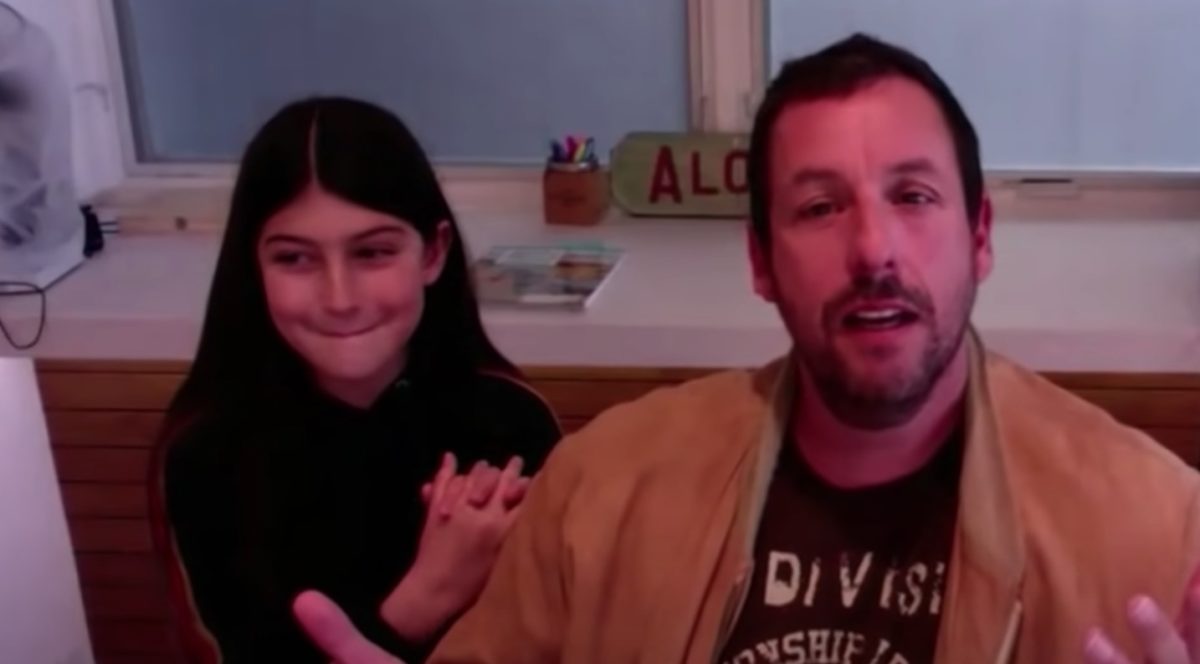 Adam Sandler's Rarely-Seen Daughter Crashes Interview to Talk About Dad's Ear Hair Trimming Accident