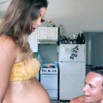 Mom Sucks In Her Baby Bump For a New Viral TikTok Challenge...And People Need to Understand It's Perfectly Safe