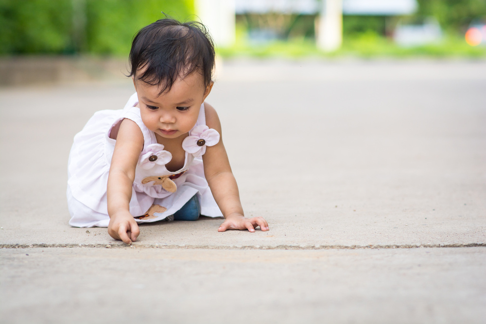 would it be wrong to stop my 6-month-old baby from learning to crawl?