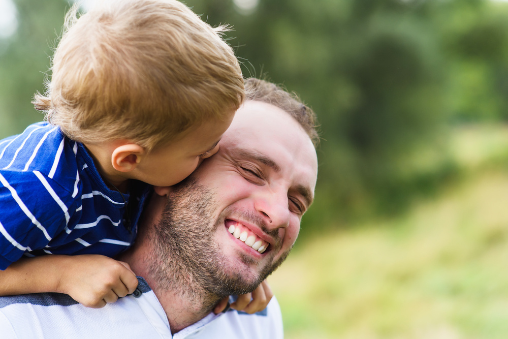 how can i explain to my 3-year-old that he can't be as affectionate as he is with strangers?
